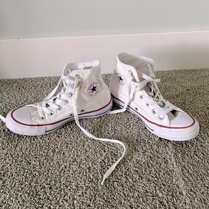 White Hightop Converse!